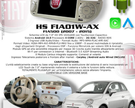 HARDSTONE HS FIA01W-AX FIAT 500